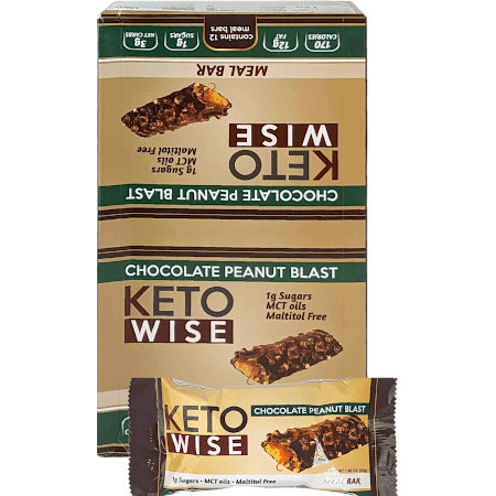 Keto Wise Meal Bars - Chocolate Peanut Blast